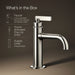Kohler Castia by Studio McGee Single-handle bathroom sink faucet, 1.2 gpm