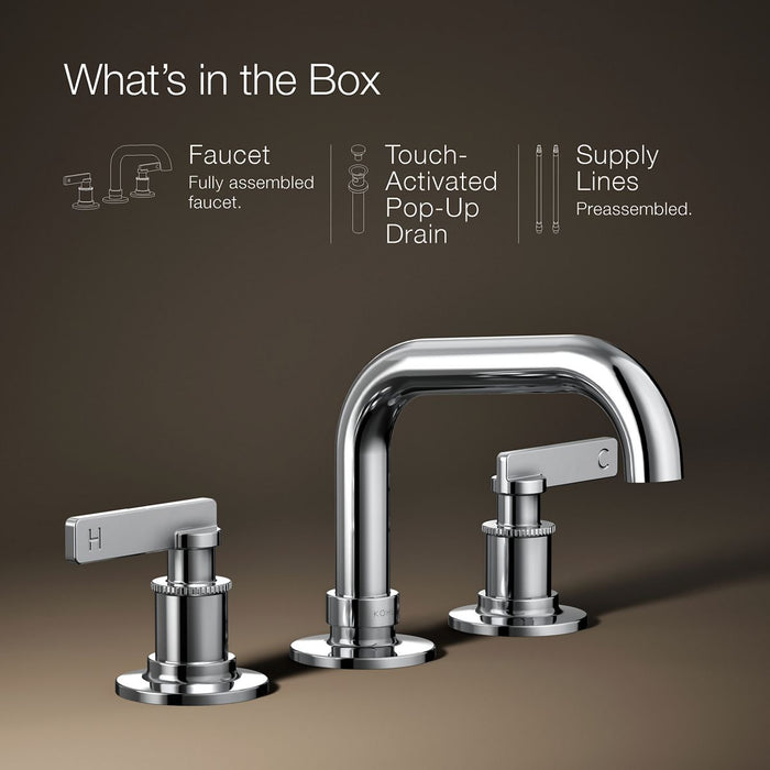 Kohler Castia by Studio McGee Widespread bathroom sink faucet, 1.2 gpm