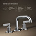 Kohler Castia by Studio McGee Widespread bathroom sink faucet, 1.2 gpm