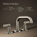 Kohler Castia by Studio McGee Widespread bathroom sink faucet, 1.2 gpm
