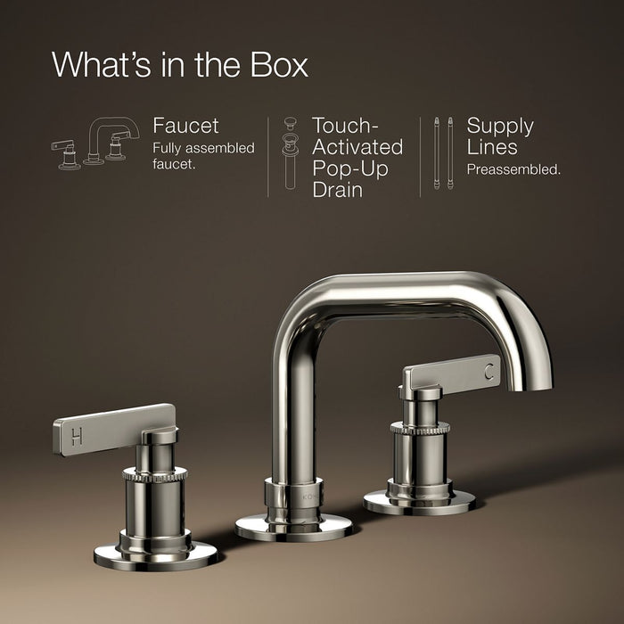 Kohler Castia by Studio McGee Widespread bathroom sink faucet, 1.2 gpm
