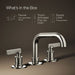 Kohler Castia by Studio McGee Widespread bathroom sink faucet, 1.2 gpm