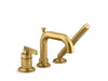 Kohler Castia by Studio McGee Deck-mount bath faucet with handshower