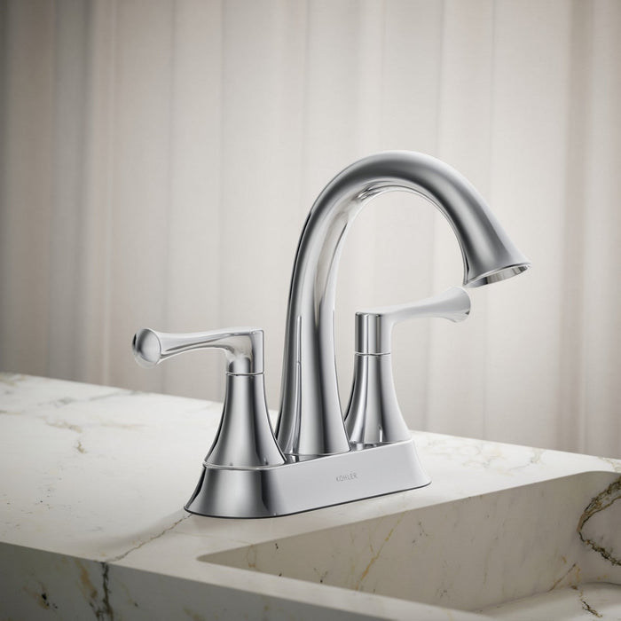 KOHLER K-35951-4 Buckley Centerset bathroom sink faucet, 1.2 gpm