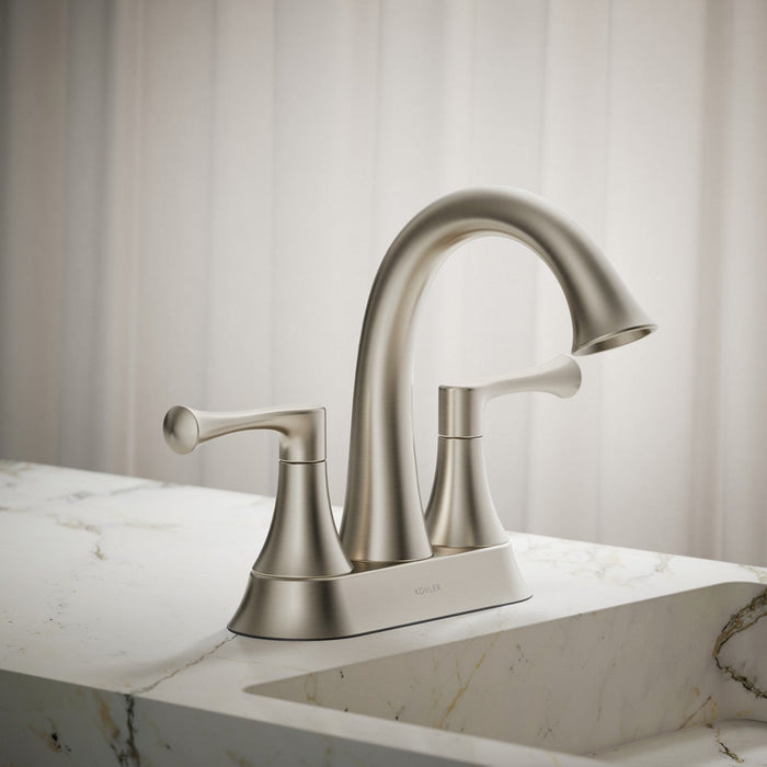 KOHLER K-35951-4 Buckley Centerset bathroom sink faucet, 1.2 gpm