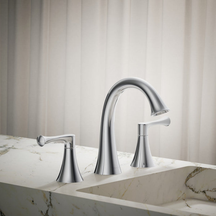 KOHLER K-35953-4 Buckley Widespread bathroom sink faucet, 1.2 gpm
