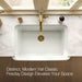 Kohler Audrine 35-1/2" undermount single-bowl farmhouse kitchen sink