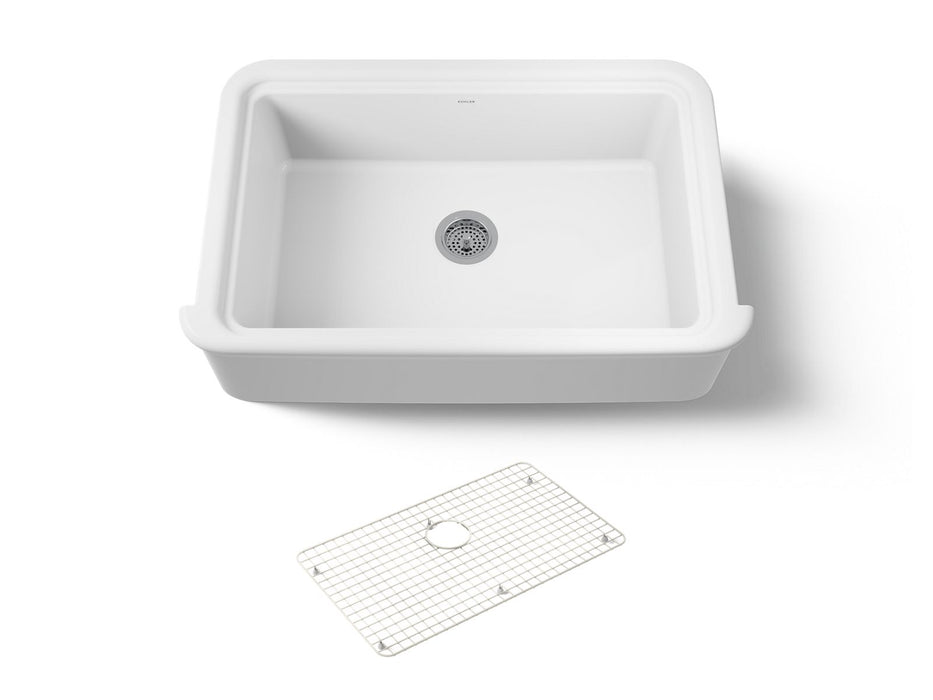 KOHLER K-36250 Audrine 35-1/2" undermount single-bowl farmhouse kitchen sink