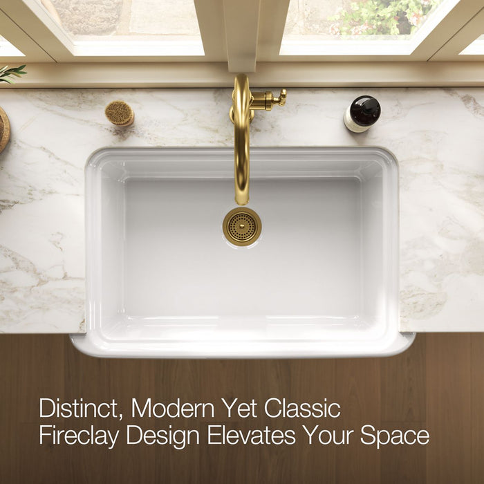 Kohler Audrine 35-1/2" undermount single-bowl farmhouse kitchen sink