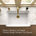 Kohler Audrine 35-1/2" undermount single-bowl farmhouse kitchen sink