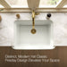 Kohler Audrine 32-1/2" undermount single-bowl farmhouse kitchen sink