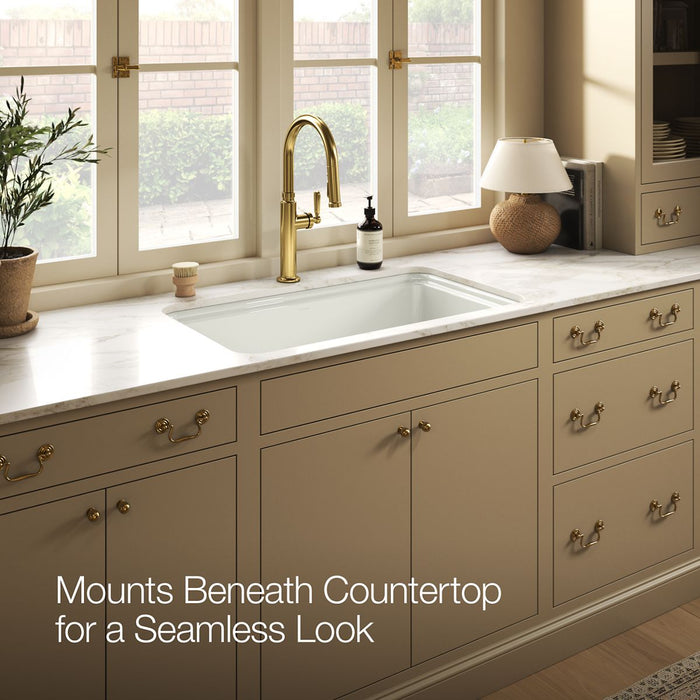 Kohler Audrine 33" undermount single-bowl kitchen sink
