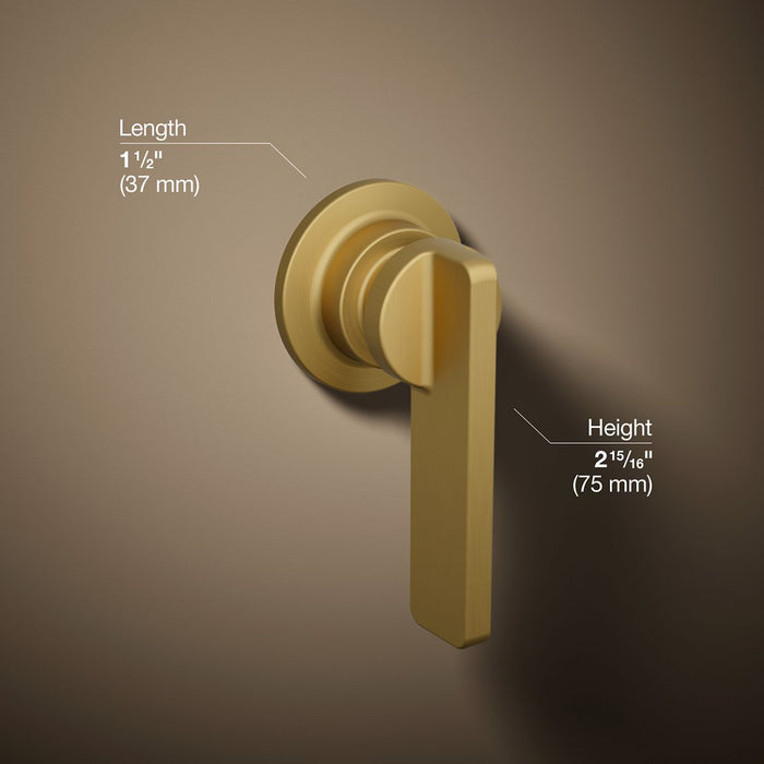 3/4 view of product with dimensions