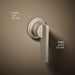 3/4 view of product with dimensions