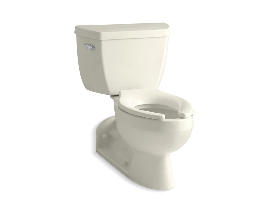 KOHLER K-3652-T Barrington Two-piece elongated toilet, 1.0 gpf
