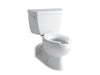 KOHLER K-3652 Barrington Two-piece elongated toilet, 1.0 gpf, left