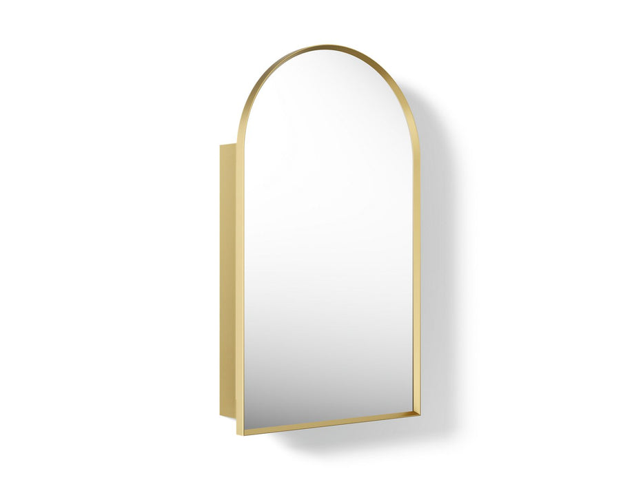 KOHLER K-36540 Verdera 20" x 34" arched framed medicine cabinet, left-hinged
