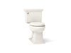 KOHLER K-36669 Memoirs Stately ContinuousClean ST two-piece elongated toilet with concealed trapway, 1.28 gpf