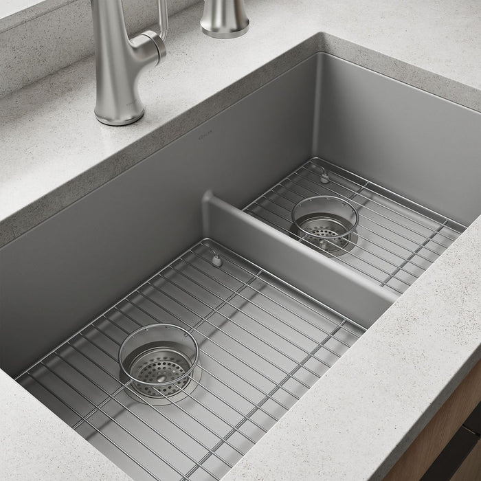 KOHLER K-36749 32-1/2" Undermount Double-bowl Kitchen Sink