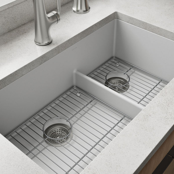 KOHLER K-36749 32-1/2" Undermount Double-bowl Kitchen Sink