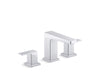 Kohler Honesty Widespread bathroom sink faucet, 0.5 gpm