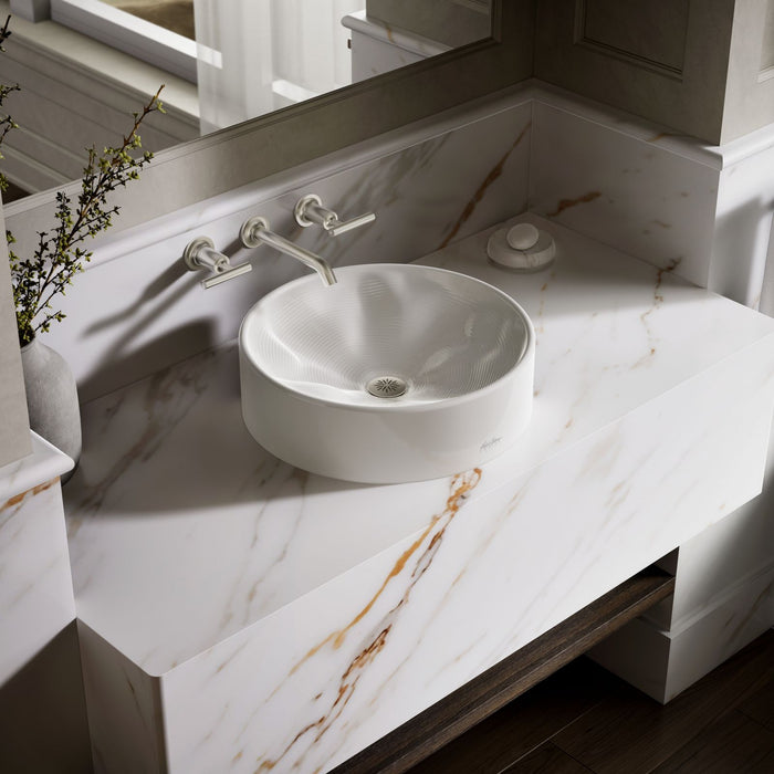 KOHLER K-37692 Rista 16-1/4" round vessel bathroom sink, no overflow
