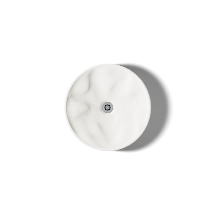 KOHLER K-37692 Rista 16-1/4" round vessel bathroom sink, no overflow