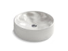 KOHLER K-37692 Rista 16-1/4" round vessel bathroom sink, no overflow