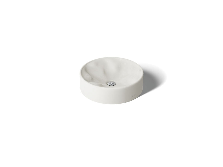 KOHLER K-37692 Rista 16-1/4" round vessel bathroom sink, no overflow