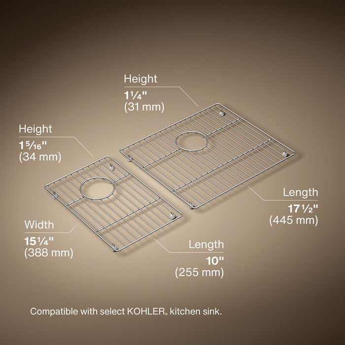 3/4 view of product with dimensions