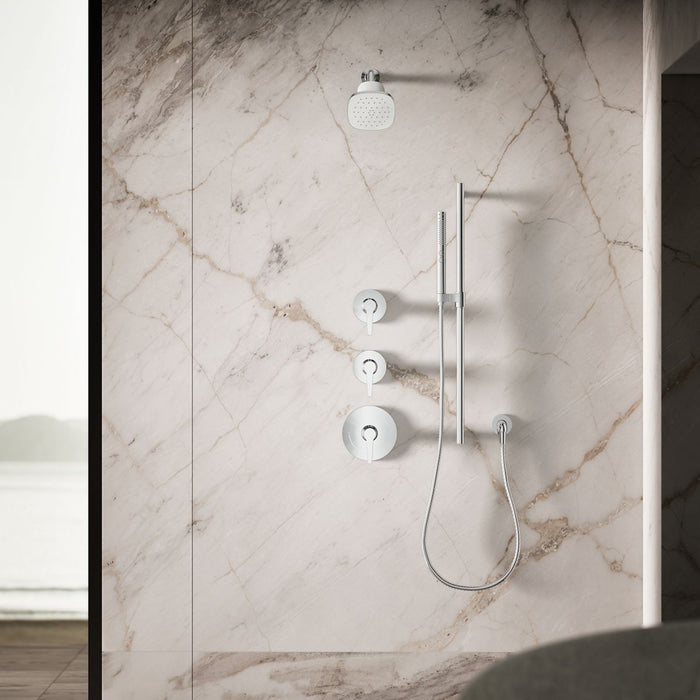 Kohler Cinq Square single-function filtered showerhead, 1.75 gpm