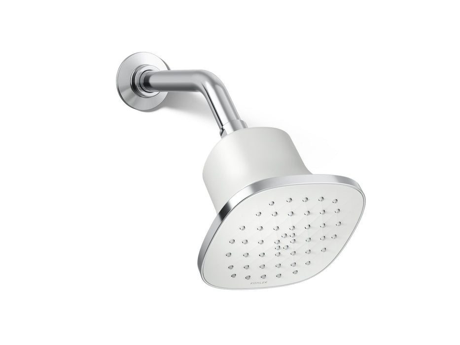 KOHLER K-37722-Y Cinq Square single-function filtered showerhead, 2.5 gpm