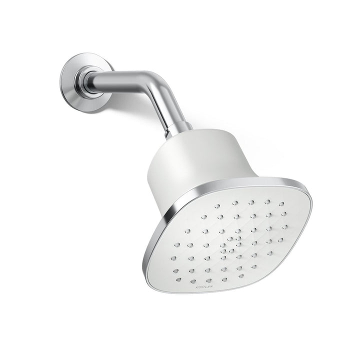 KOHLER K-37722-Y Cinq Square single-function filtered showerhead, 2.5 gpm