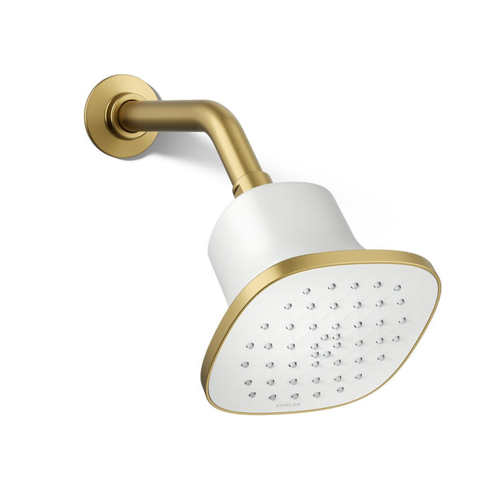 KOHLER K-37722-Y Cinq Square single-function filtered showerhead, 2.5 gpm