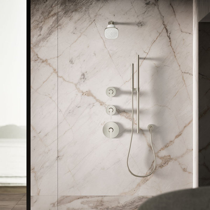 KOHLER K-37722-Y Cinq Square single-function filtered showerhead, 2.5 gpm