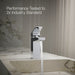 KOHLER K-37889-4 Honesty Single-handle bathroom sink faucet, 1.2 gpm, polished chrome - view 5