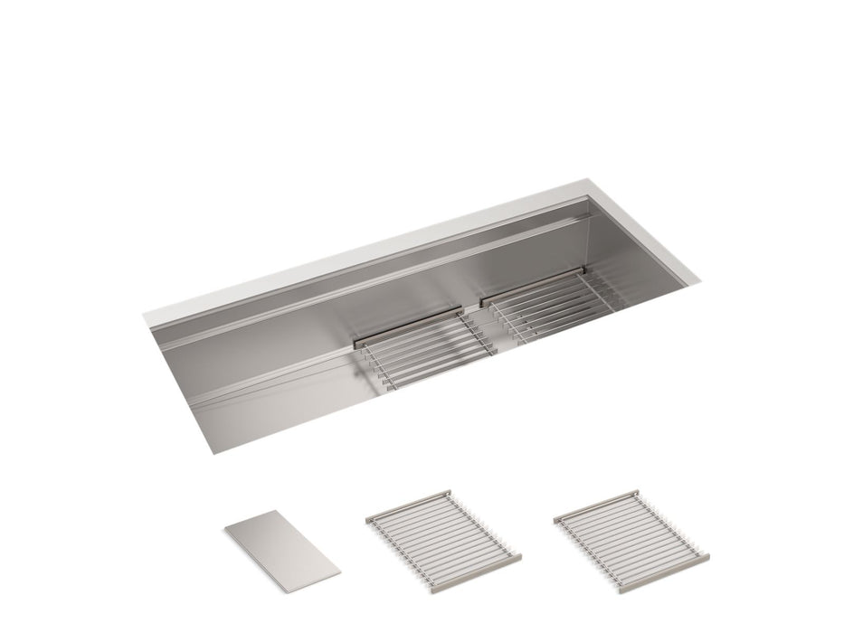 KOHLER K-37907 Synthos 45-3/4" undermount single-bowl kitchen sink