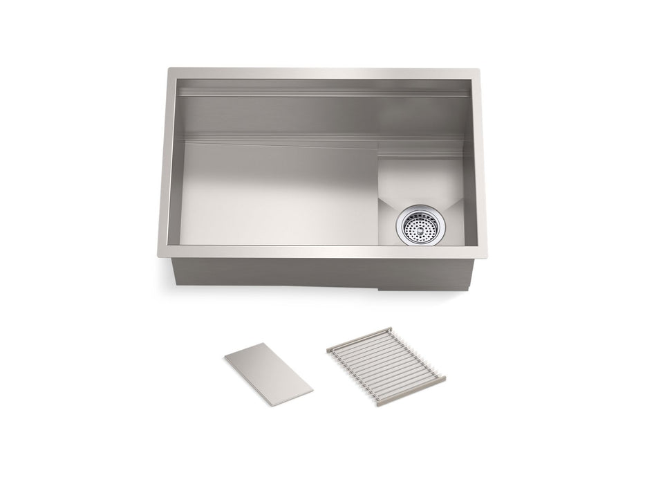 KOHLER K-37911 Synthos 27-3/4" undermount single-bowl kitchen sink