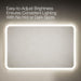 KOHLER K-38023 Essential 22" x 34" rectangular lighted mirror