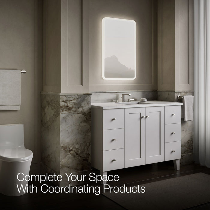KOHLER K-38023 Essential 22" x 34" rectangular lighted mirror
