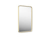 KOHLER K-38023-DLM Essential 22" x 34" rectangular lighted framed mirror