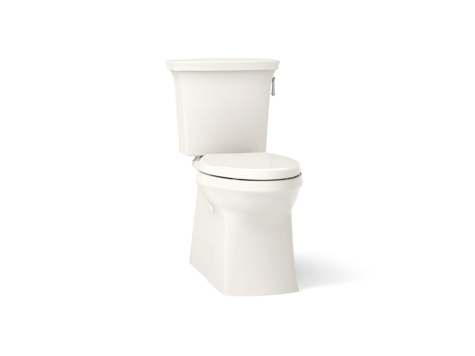 KOHLER K-3814-RA Corbelle Two-piece elongated toilet with skirted trapway, 1.28 gpf