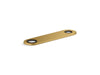 Kohler 8" two-hole escutcheon plate for Insight and Kinesis lavatory faucets and soap dispensers