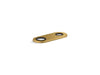 Kohler 4" two-hole escutcheon plate for Insight and Kinesis lavatory faucets and soap dispensers