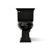 KOHLER K-3817 Memoirs Stately ComForteeight Two-piece elongated 1.28 gpf chair height toilet, black black - view 2
