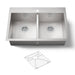 Kohler Vault 33" top-/undermount double-bowl kitchen sink