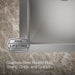 KOHLER K-3820-3 Vault 33" top-/undermount double-bowl kitchen sink, stainless steel - view 2