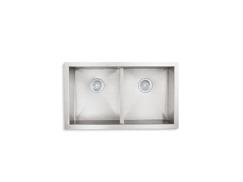 KOHLER K-3820 Vault 32" undermount double-bowl kitchen sink