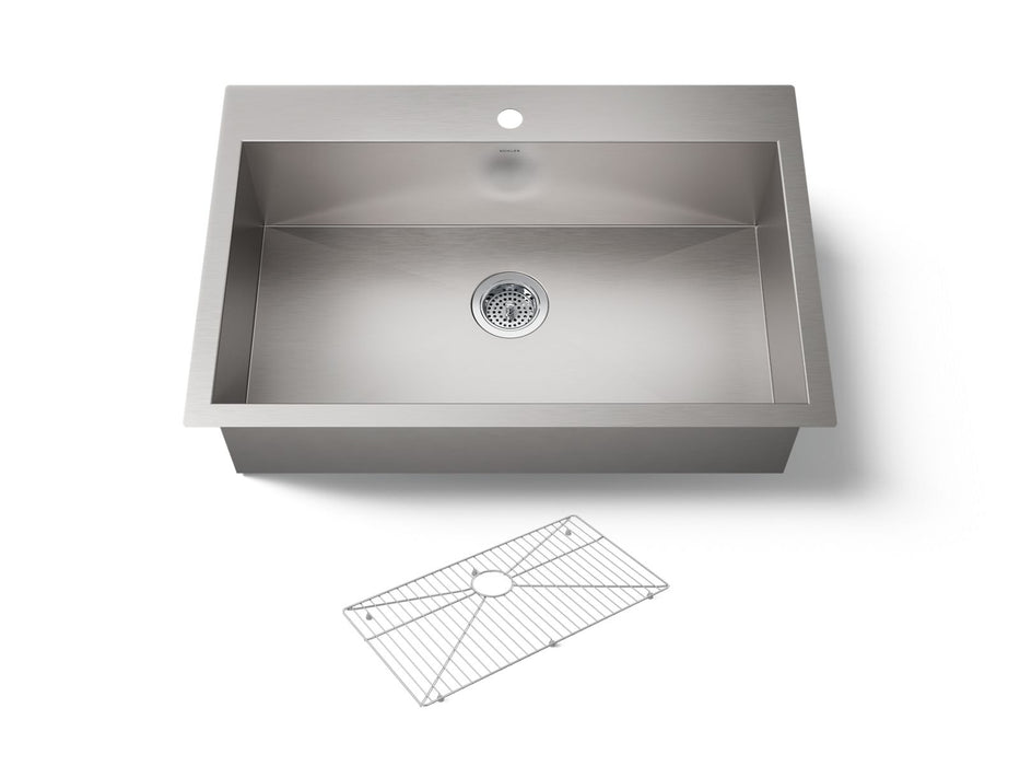Kohler Vault 33" top-/undermount single-bowl kitchen sink