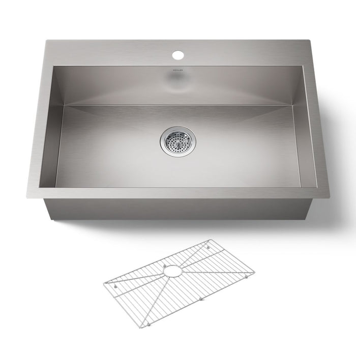 Kohler Vault 33" top-/undermount single-bowl kitchen sink